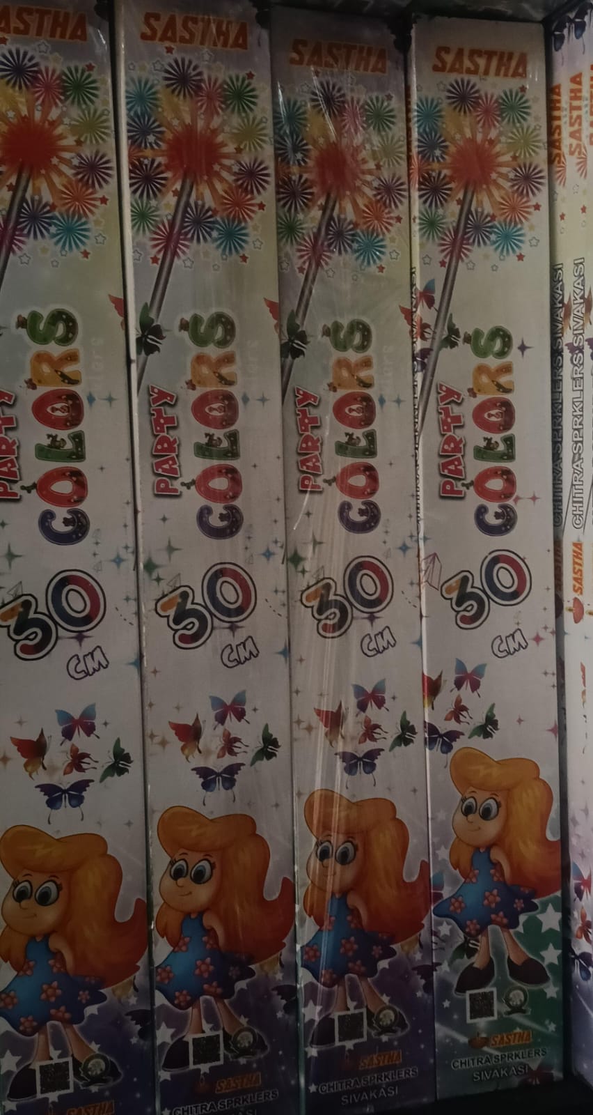 30 Cm Colour Sparkle (5 Pcs)